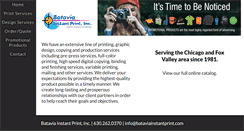 Desktop Screenshot of bataviainstantprint.com