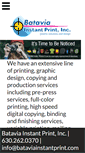 Mobile Screenshot of bataviainstantprint.com