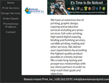 Tablet Screenshot of bataviainstantprint.com